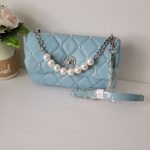 Crossbody Bag with Pearls